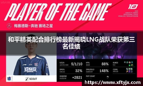 和平精英配合排行榜最新揭晓LNG战队荣获第三名佳绩
