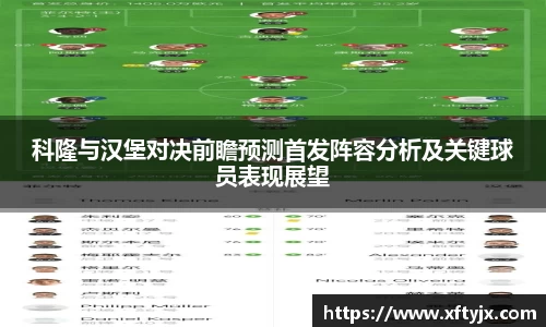 科隆与汉堡对决前瞻预测首发阵容分析及关键球员表现展望